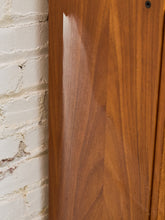 Load image into Gallery viewer, Teak Vintage Shelf with Glass Doors
