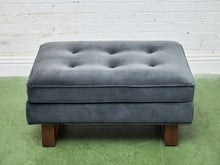 Load image into Gallery viewer, Blue Ottoman
