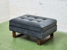 Load image into Gallery viewer, Blue Ottoman
