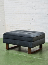 Load image into Gallery viewer, Blue Ottoman
