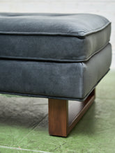 Load image into Gallery viewer, Blue Ottoman
