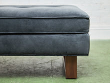 Load image into Gallery viewer, Blue Ottoman
