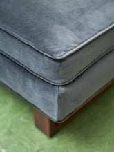 Load image into Gallery viewer, Blue Ottoman
