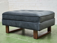 Load image into Gallery viewer, Blue Ottoman
