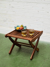 Load image into Gallery viewer, Teak Outdoor End Table
