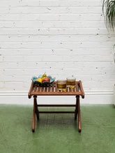 Load image into Gallery viewer, Teak Outdoor End Table
