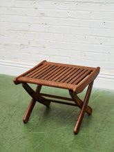 Load image into Gallery viewer, Teak Outdoor End Table
