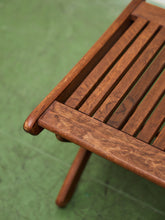 Load image into Gallery viewer, Teak Outdoor End Table
