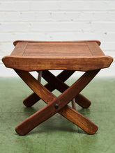 Load image into Gallery viewer, Teak Outdoor End Table
