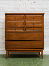 Load image into Gallery viewer, Dixie Mid Century Highboy Dresser
