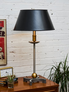 Gold and Silver Regency Lamp