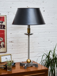 Gold and Silver Regency Lamp