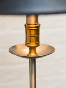 Gold and Silver Regency Lamp