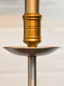 Gold and Silver Regency Lamp