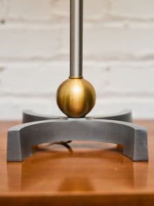 Gold and Silver Regency Lamp