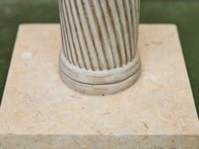 Load image into Gallery viewer, 1980s Vintage Plaster Spiral Floor Lamp

