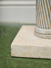 Load image into Gallery viewer, 1980s Vintage Plaster Spiral Floor Lamp
