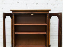 Load image into Gallery viewer, Rustic Glass-Front Display Cabinet with Lower Drawer
