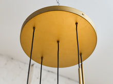 Load image into Gallery viewer, Brush Gold Five Globe Chandelier
