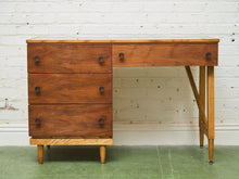Load image into Gallery viewer, Walnut Vintage Desk 4 Drawers
