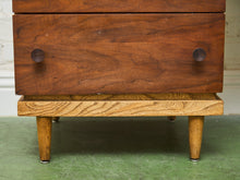 Load image into Gallery viewer, Walnut Vintage Desk 4 Drawers
