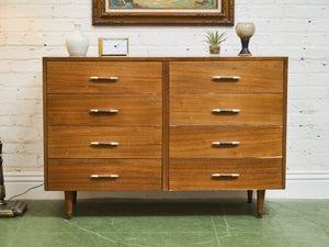 8 Drawer Mid Century Dresser