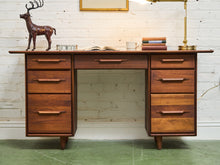Load image into Gallery viewer, MCM Solid Walnut Desk by ACE-HI Prelude California Design
