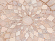 Load image into Gallery viewer, Mosaic Stone &amp; Gilt Iron Rolled Leg Outdoor Indoor Table
