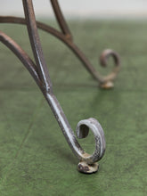 Load image into Gallery viewer, Mosaic Stone &amp; Gilt Iron Rolled Leg Outdoor Indoor Table
