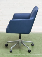 Load image into Gallery viewer, Blue Vintage Office Chair
