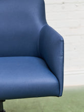 Load image into Gallery viewer, Blue Vintage Office Chair
