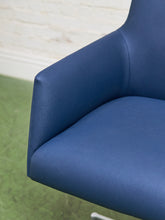 Load image into Gallery viewer, Blue Vintage Office Chair
