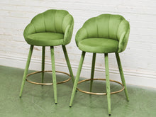 Load image into Gallery viewer, Apple Green Counter Stool
