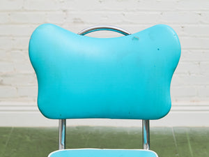 Turquoise Rare Hairpin Leg Sweetheart Diner Chairs