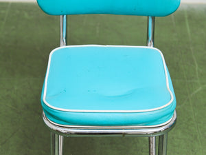 Turquoise Rare Hairpin Leg Sweetheart Diner Chairs