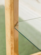 Load image into Gallery viewer, Tessellated Stone and Brass Inlay Etagere Bar by Maitland-Smith
