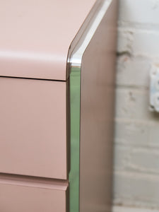 Light Pink 6 Drawer Post Modern Dresser