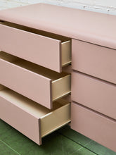 Load image into Gallery viewer, Light Pink 6 Drawer Post Modern Dresser
