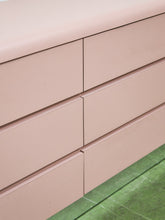 Load image into Gallery viewer, Light Pink 6 Drawer Post Modern Dresser

