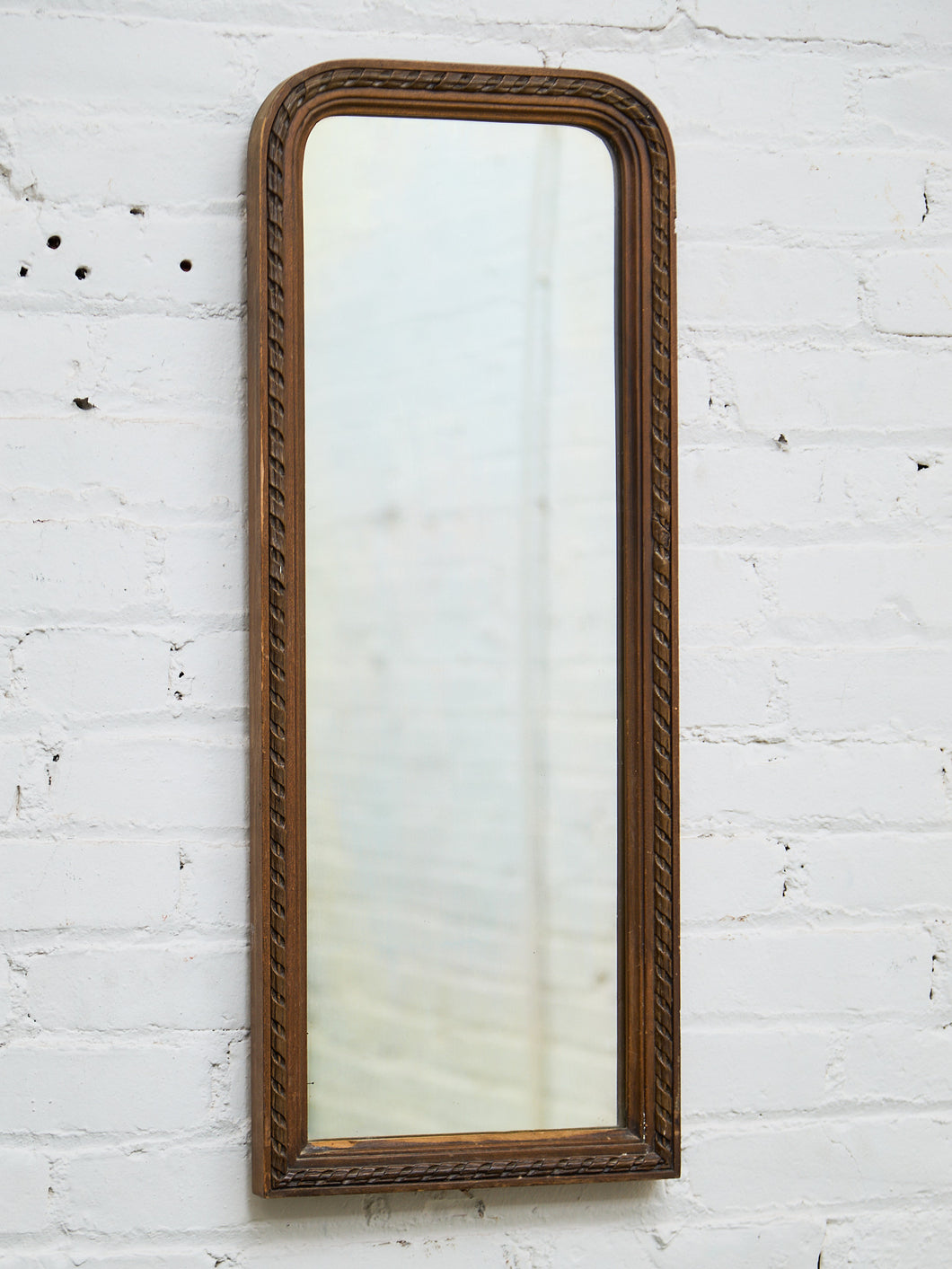 Antique Long Framed Mirror