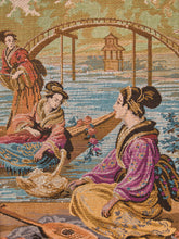 Load image into Gallery viewer, 1940’s Japanese Garden Tapestry Framed
