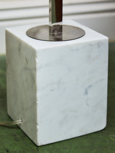 Marble Base Chrome Lamp