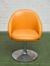 Load image into Gallery viewer, 1960’s Vintage Orange Swivel Chair
