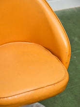 Load image into Gallery viewer, 1960’s Vintage Orange Swivel Chair
