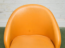 Load image into Gallery viewer, 1960’s Vintage Orange Swivel Chair
