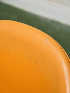 1960’s Vintage Orange Swivel Chair