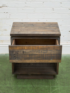 Rustic Recycled Wood Nightstand