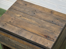 Load image into Gallery viewer, Rustic Recycled Wood Nightstand
