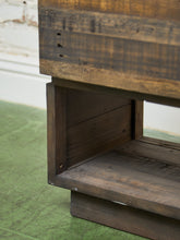 Load image into Gallery viewer, Rustic Recycled Wood Nightstand

