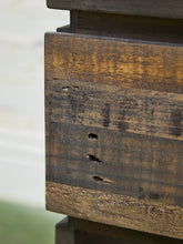 Load image into Gallery viewer, Rustic Recycled Wood Nightstand
